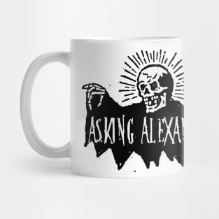 asking alex skeleton skull Mug